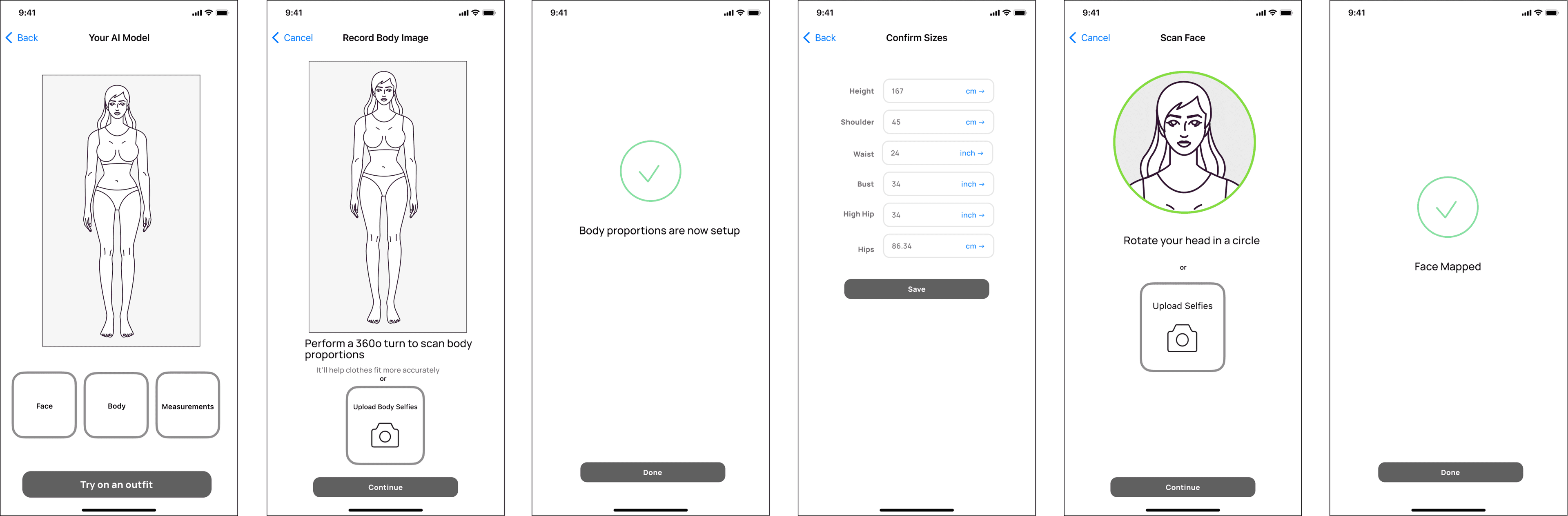 Wireframe — create AI model
