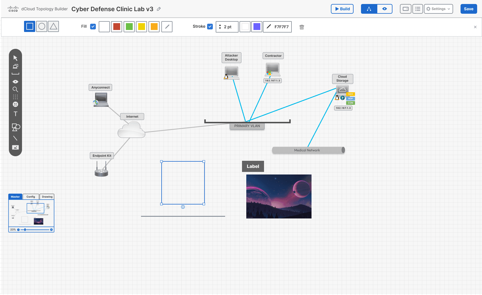 Topology Builder Genesis — box tool